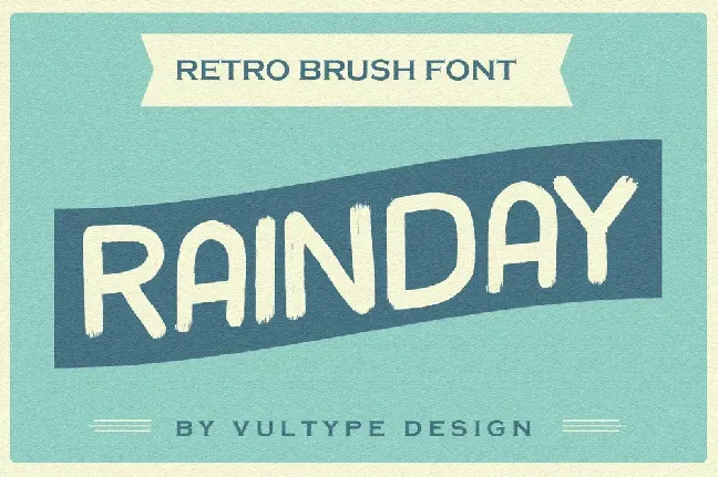 rainday font