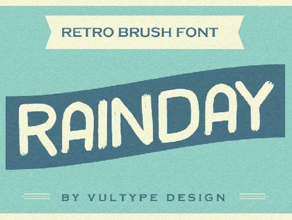 rainday font