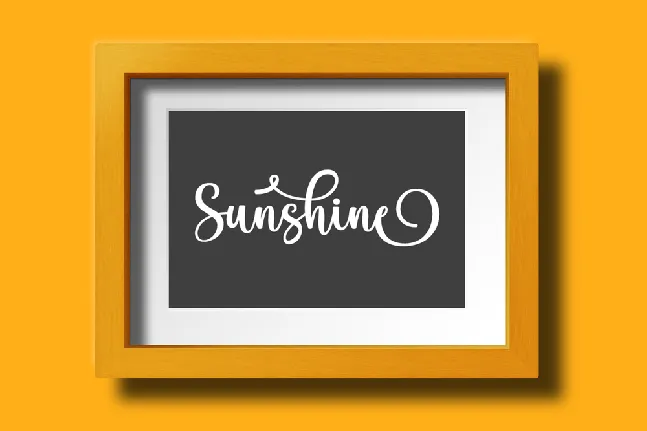 Sunshine Festival font