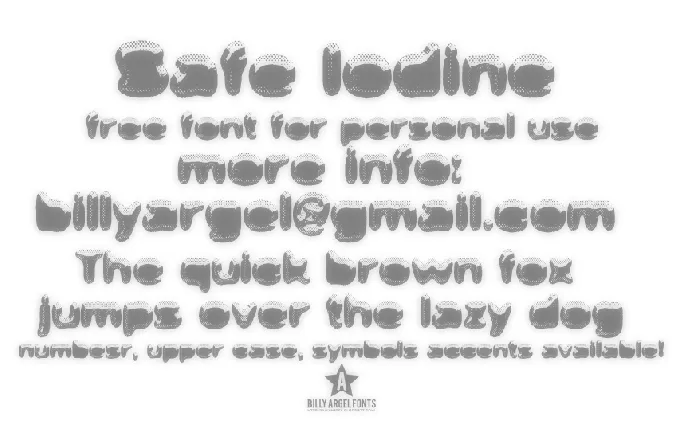 Safe Iodine font