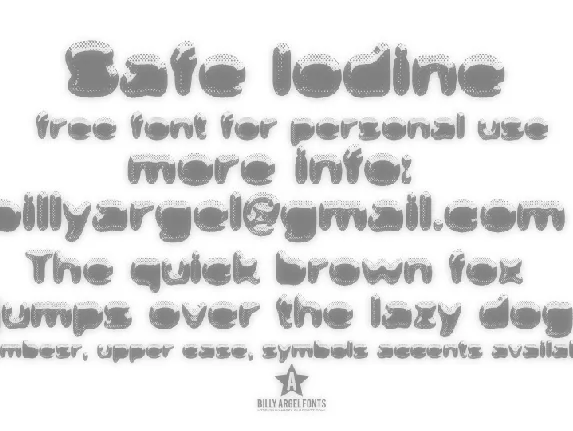 Safe Iodine font