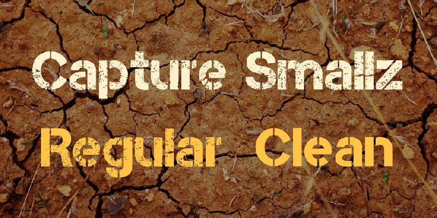 Capture Smallz font