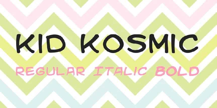 Kid Kosmic font