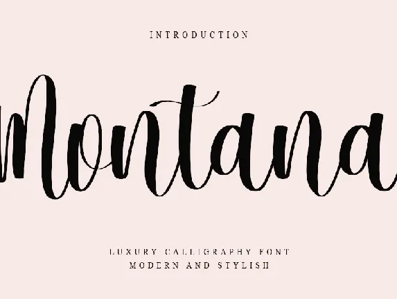 Montana font