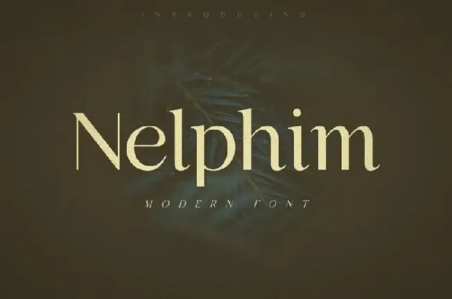 Nelphim Sans Serif font