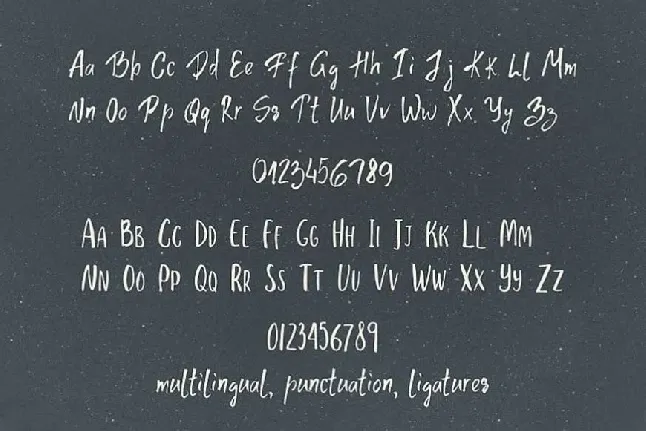 Parapluie Duo font