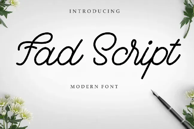 Fad Script Free font