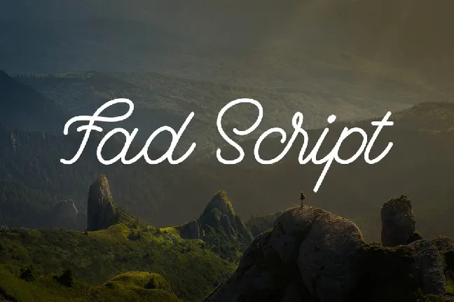 Fad Script Free font