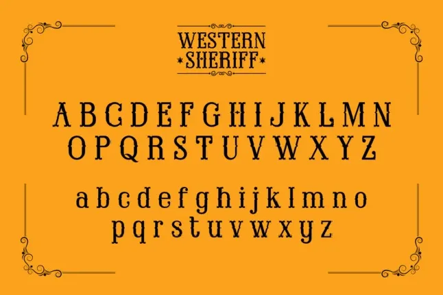 Western Sheriff font