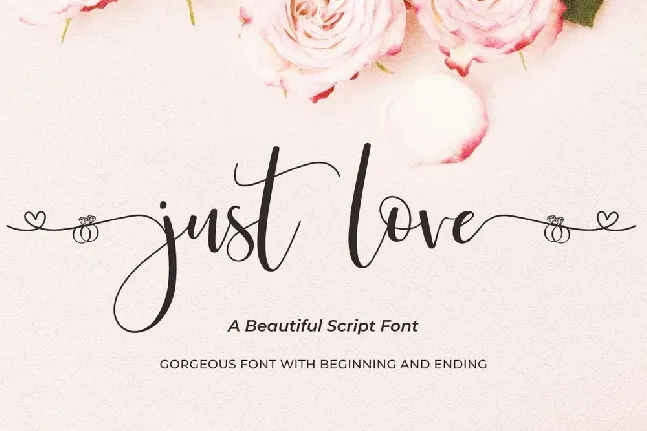 Just Love font