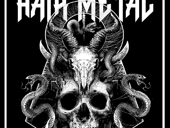 Death to Hair Metal font