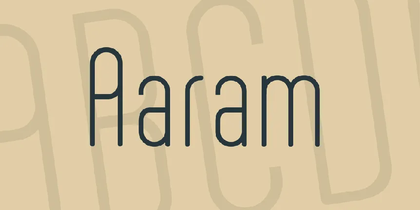 Aaram font