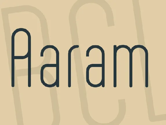 Aaram font