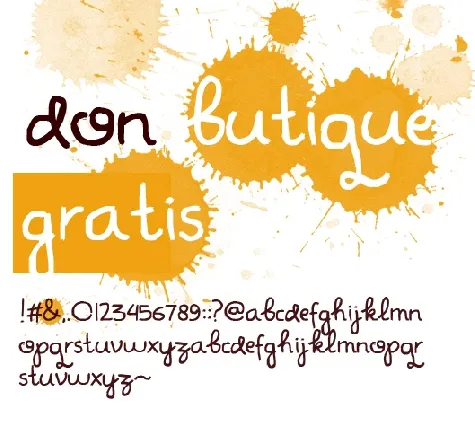 Don Butique font