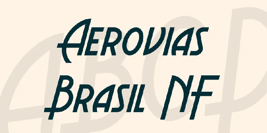 Aerovias Brasil NF font