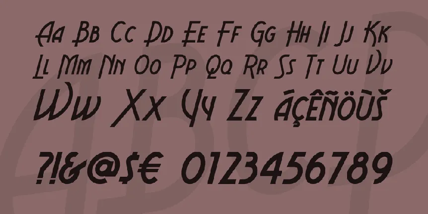 Aerovias Brasil NF font