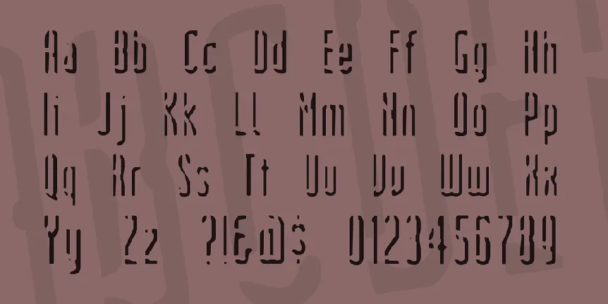 Devil's Handshake font