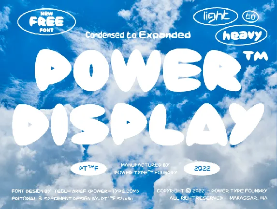 Power Display font