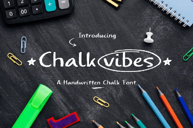 Chalkvibes font