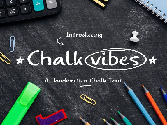 Chalkvibes font