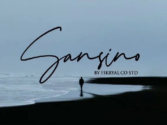 Sansino Handwritten font