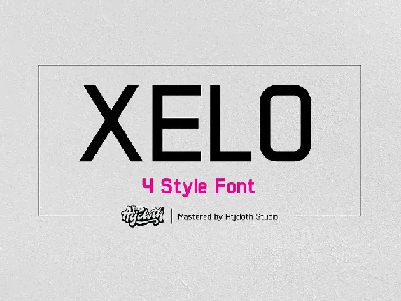 Xelo Sans Serif font