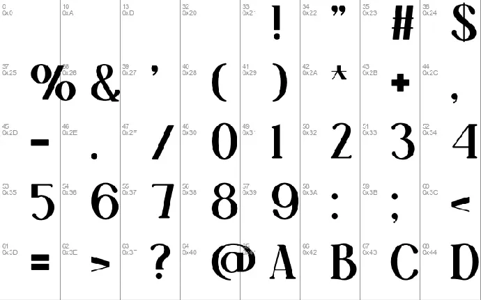 BHALED font