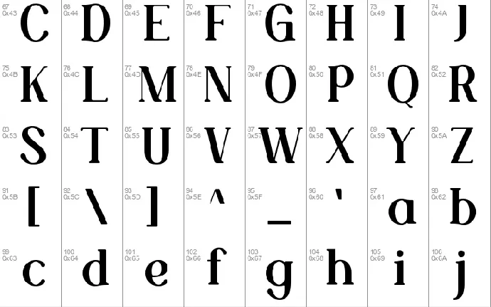 BHALED font