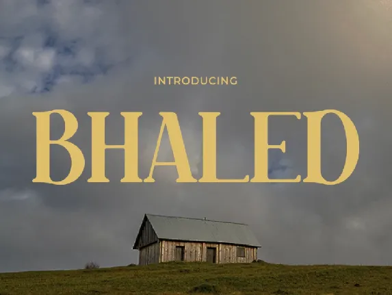 BHALED font