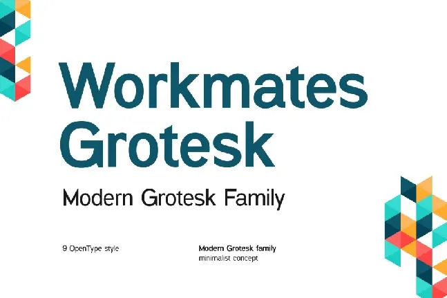 Workmates Grotesk font