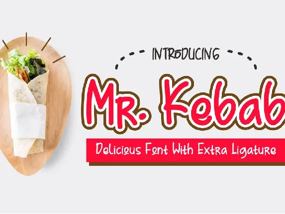 Mr. Kebab Demo font