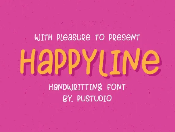 HAPPYLINE font