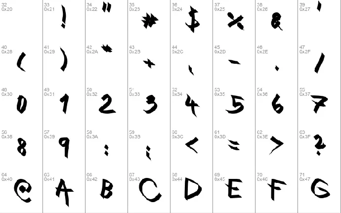 Xaligraphy font