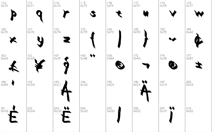 Xaligraphy font