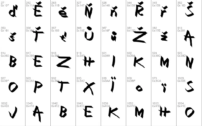 Xaligraphy font