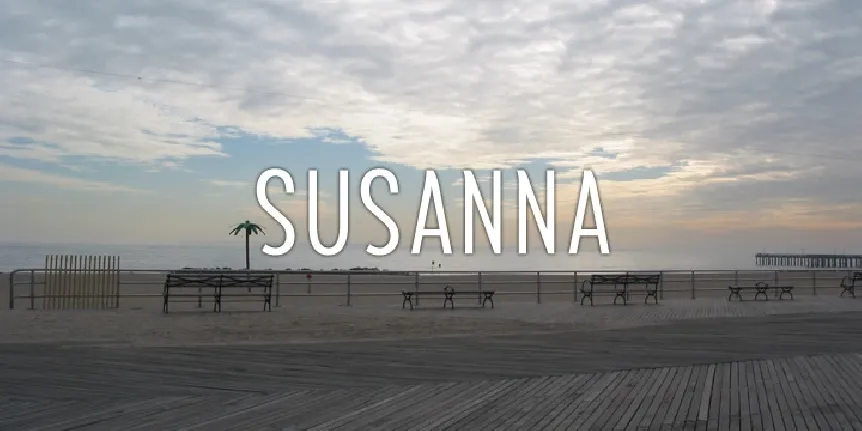 Susanna font