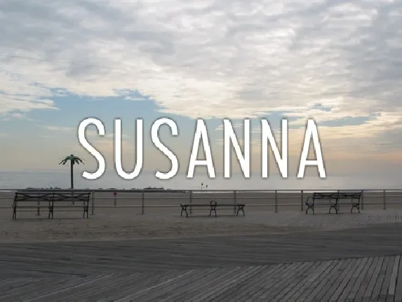 Susanna font