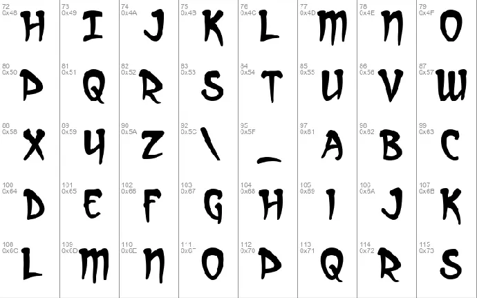 Arcanum font