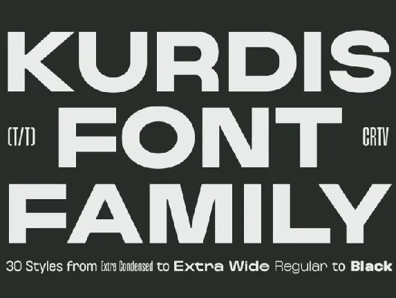 Kurdis Family font