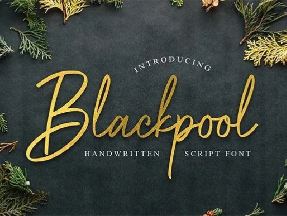 Blackpool font