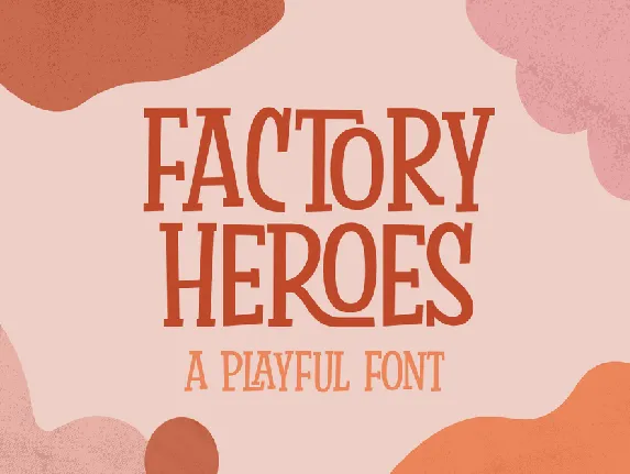 Factory Heroes font