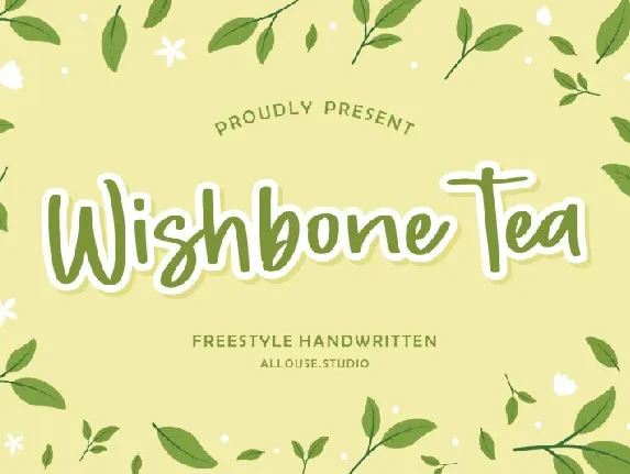 Wishbone Tea Script font