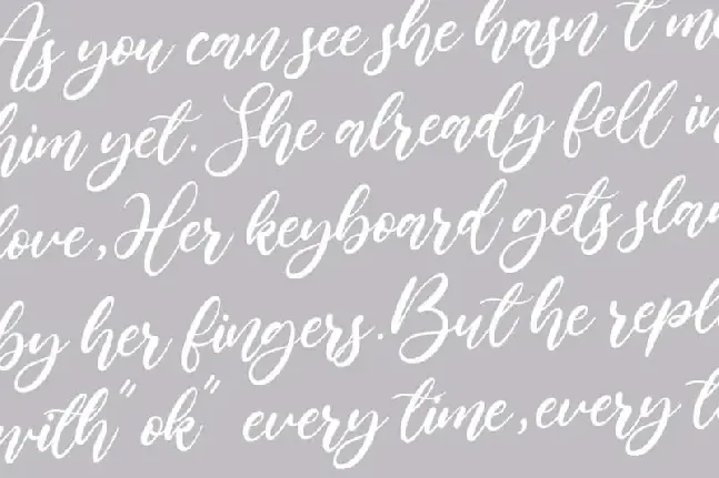 Lilybud Modern Handwritten font