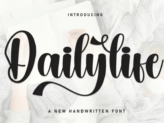 Dailylife Script Typeface font