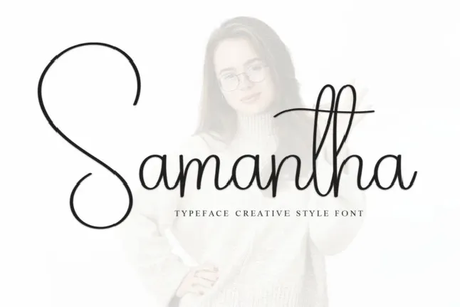 Samantha Script font