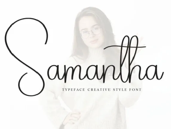 Samantha Script font