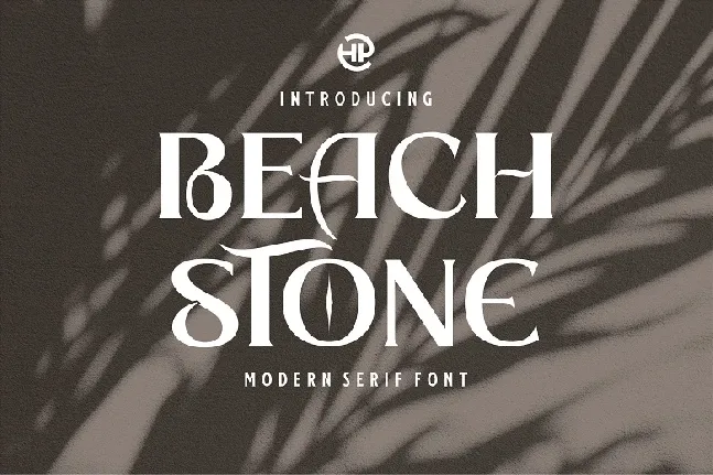 Beach Stone font