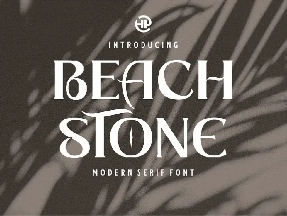 Beach Stone font