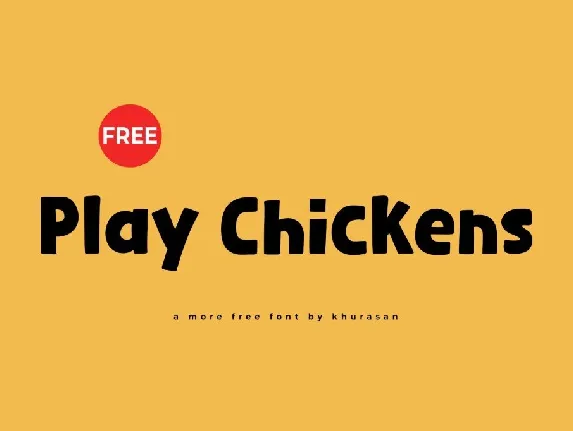 Play Chickens font