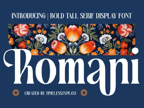 Romani Serif font